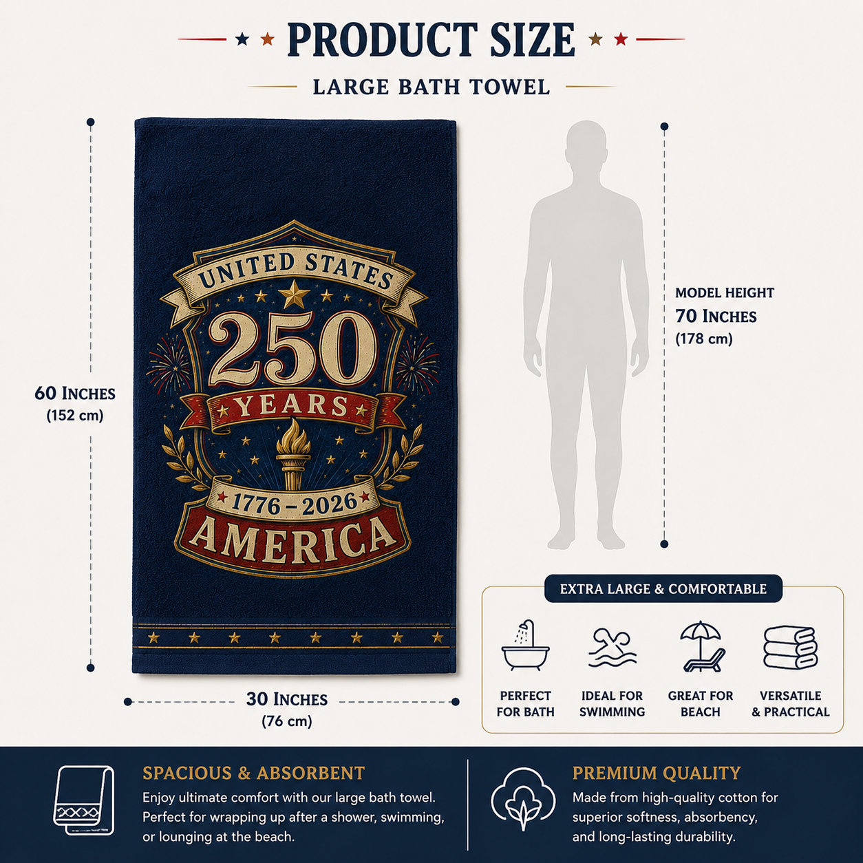 Independence Day Commemorative Towel