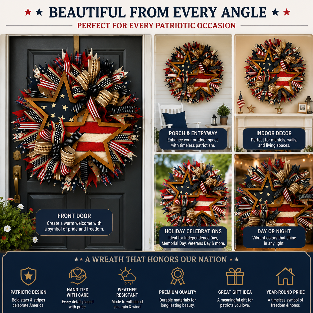 Hand-Tied Wreath